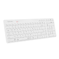 A4Tech Fstyler FBK27C AS Bluetooth & 2.4G Rechargeable Keyboard - Quiet Key Keyboard - System Swap - USB Type-C Rechargeable. 