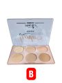 Pink Key 6-in-1 Pressed Matte Contour Powder Palette – Sculpt & Define. 