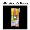 Neon Highlighter Set - 4 Vibrant Colors (Yellow, Pink, Green, Orange) - Smooth Ink - School & Office Use. 