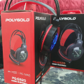 Polygold LED Gaming Over-Ear Gaming Headset with Microphone 3.5 mm Jack PG-6920. 