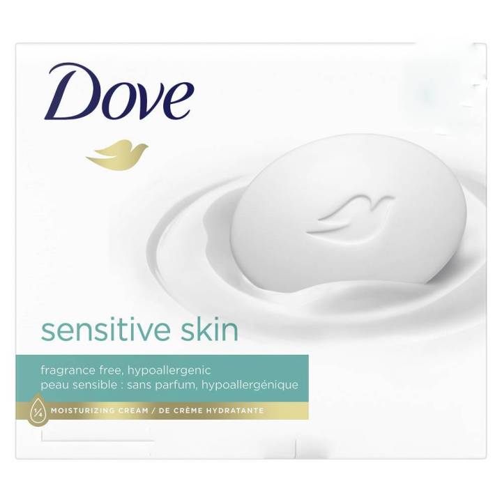 Alfatah Mall - DOVE SOAP SENSITIVE SKIN PEAU SENSIBLE 106 GM-AFP-000031006