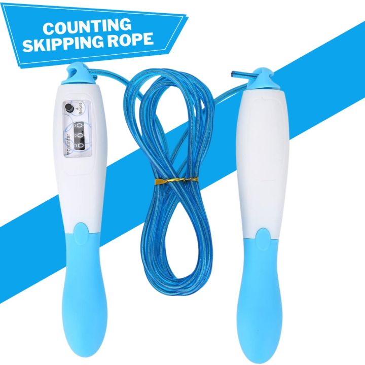 Counter Skip Rope Adjustable Skipping Jump Rope With Counter | Daraz.pk