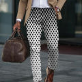 Spring Pants Plaid Leisure Spring Suit Pants. 