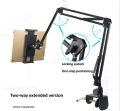 Long Overhead Tripod Mount for Phone Webcam Ring Light, Gooseneck Desk Phone Arm Holder for Over Head Video Recording Filming Live Streaming, Webcam Tripod Stand with Articulating Arm tripod stand. 