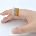 Crystal Agate Ring Natural Gemstone Carnelian Stacking Rings Reiki Energy Good Luck Charms Jewelry Gift for Women and Men. 