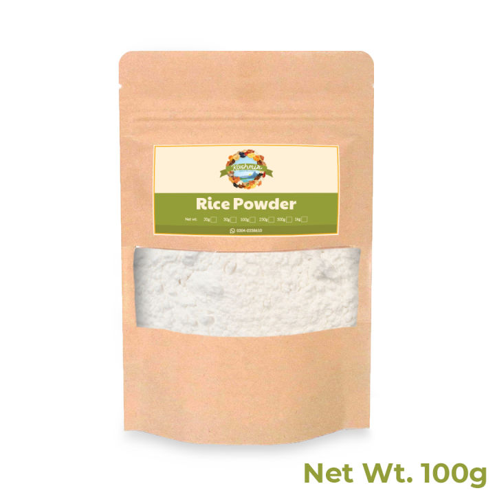 Rice Powder | White Rice Powder - 100g | Daraz.pk