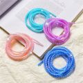 2Pcs Aurora Data Cable Protector Multi-color Spring Wire For Mobile Phone Data Line Type-C Android Micro Protective 1.6m Lines. 