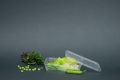 disposable Transparent Square food container 12 pices. 