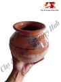 Clay Milk Pot small | Lassi pot | Water Pot Glazed | Multi purpose use Matki | Clay Crockery Pots | Earthen Crockery Pots | Terracotta Crockery Pots. 
