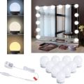 Vanity Light LED Bulbs for Makeup Mirror Stand  10 Bulbs with 3 Light Modes. 