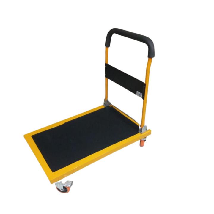 Loading trolley Foldable Platform Trolley Metal Cart Trolley for commercial, residential and industrial use 4 inch heavy duty wheel