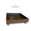 Wooden Carved Tray for Decoration, Tray for Coffee Table. 