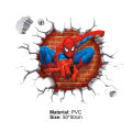 Laxuaoe Wallpaper Easy to Use Cartoon Spiderman Wall Sticker. 