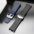 Aotelayer 28mm Nature Fluoro Rubber Watchband for Audemars Piguet Watch Strap Men Silicone Watch Band Accessories for AP 15703. 