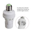 Motion Sensor Light Socket, PIR Motion E26 Screw Bulb Adapter, Adjustable Auto On/Off Night Light Control, Garage Light, for Basement, Pantry Room, Storage Room, garage light by E Light. 