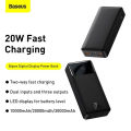 Baseus Bipow 30000mAh Power Bank 20W PD Fast Charging | Large Capacity Portable Battery Pack with Digital Display | USB-C Fast Charge. 