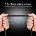 VOTHOON Magnetic Cable Fast Charging Cable Micro USB Type c & i OS Phone 3A Fast Charging With Data Transfer 7 Pin Connector 360 Degree Rotation LED Indication  1 Meter Length  2 Meter Length. 