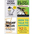 Deep Work, Hyperfocus, Eat That Frog!, How to Talk to Anyone 4 Books Collection Set by Cal Newport | Goodreads. 