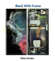 Samsung S22 Ultra LCD With Black Frame Original With Camera Lense. 