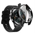 Electroplate TPU Protector Case Clear Cover For Huawei Watch GT2 46MM. 