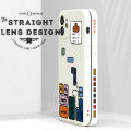 Hontinga for Huawei Mate20 Pro Case Side Design Phone Cover Creative Cube Games Case Square Edge Pattern Liquid Silicone Trend Cover. 