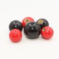 2Pcs Red Black Copper Core /Bakelite Core/Iron Core Ball Lever Knob Machine Tool Replacement Round Handle M4 M5 M6 M8 M10 M12. 
