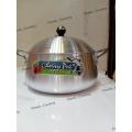 Cherry pot Crystal pot set silver(almunium) (pateli) (handi) cookware New style (16 cm) size 1 Sizes Avilable. 
