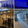Curtain Jaal LED Fairy Lights Golden Multi 10x10 feet For Room Wall Decoration / Function / Party / Birthday / Wedding. 