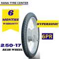 GENERAL (GTR) 2.50-17 (6PR) REAR/BACK TYRE FOR 70CC MOTER BIKE | GENUINE GTR TYRE+TUBE+RAIMPATTI. 