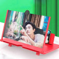 10 Inch 3D Mobile Phone Screen Magnifying Glass High-definition Video Amplifier with Foldable Stand Magnifying Glass Smartphones. 