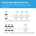 3 Pin Smart Wifi Plug Wall Socket Switch 20A 220v UK Plug Power energy monitor Work with Alexa Google Home Assistant. 