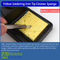 Soldering Iron Bit/Tip Cleaning Sponge Cleaner High Temperature Enduring Cleaner Sponge For Electric Welding Soldering Iron Tip By Electrica. 