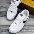 AF StreetForce One Tick Unisex Sneakers – Classic Triple White with Black Swoosh – Premium Unisex  Streetwear – High Quality Premium Shoes – Shoetique.pk. 