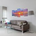 CuztomCraft 5 Blank Canvas 2(12x18) + 2(12x24) + 1(12x36) for Home Decoration and Painting. 