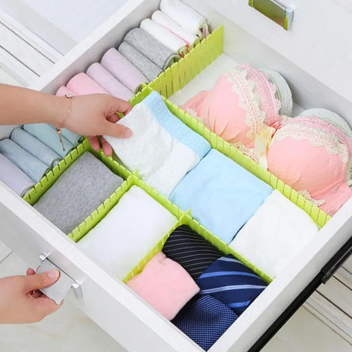 4%20X%20Adjustable%20Drawer%20Clapboard%20Partition%20Divider%20Cabinet%20DIY%20Storage%20Organizer%20-%20Image%205