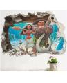 Wall Stickers Cartoon Movie Moana Maui Vaiana Wall Sticker for Girls Room.. 