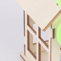 Solar Power Toy Kid-safe Teamwork Ability Wood Educational Projects Solar Kit for Family. 