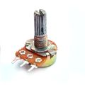 2PCS - Mono Potentiometer Rotary 3Pin Volume Tone Control 1K 2K 5K 10K 20K 50K 100K 250K 500K. 