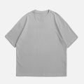Oversized Mens And Women Dropped Shoulder Short Sleeve Tops Summer New Korean Style Loose Fit T-shirt. 