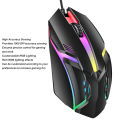ZUNTUO M12 RGB Gaming Mouse with Mic & Silent Clicks — 800‑1600 DPI, USB Wired for PC / Laptop. 