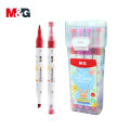 M&G Dualtip Kids Marker Pack of 12/24/36/48 Colours sets washable waterbase markers Best quality chisel tip and fine tip. 