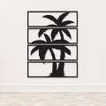 3D Style Wooden Wall design 3D Laser Cut For Home Decor peace's. 