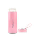 Water Bottles, Glass/Plastic 400 ML Water bottles, Sports water bottles Double walled Keeps Easy to carry for Walking Hiking, school water bottle, Multicolor (1 Piece) coffee mug. 