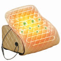 electric foot air compression full leg massage roller foot massager mat with knee heating function. 