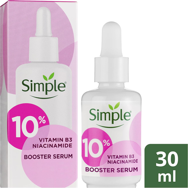 Simple Booster Serum 10% Niacinamide (Vitamin B3) – Blemish Control ...