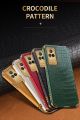 lthmy for vivo V21e 4G Phone Case Leather Crocodile Pattern Plating Soft TPU Shockproof Anti-scratch Four Corners 360 Degree Protection Back Cover. 
