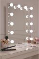 Hollywood Style Vanity Mirror Lights Kit, Adjustable Color and Brightness with 14 LED Light Bulbs, Lighting Fixture Strip for Makeup Vanity Table Set in Dressing Room (Mirror Not Include). 