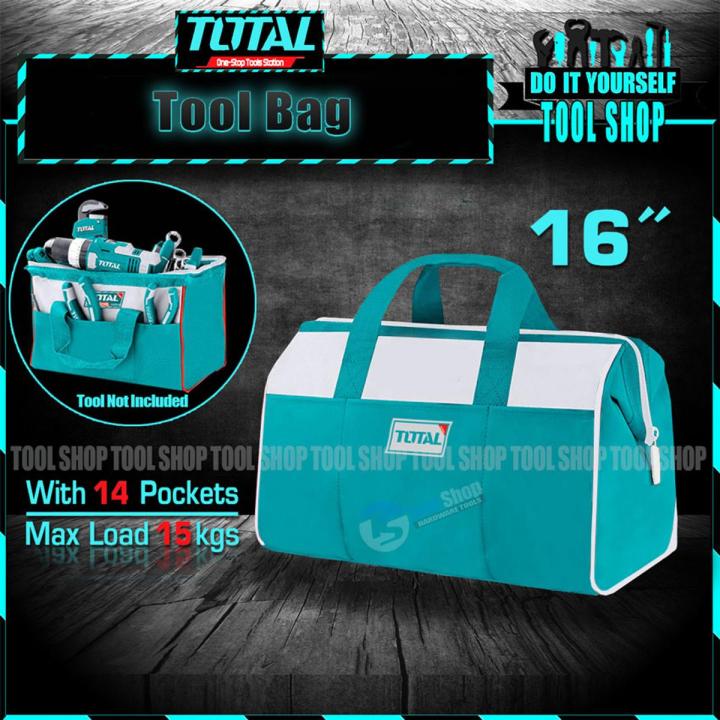 Total Original 16 Inch Tool Bag - 14 Pockets