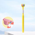 Three Sided Toothbrush Smooth Edge Three Head Soft Bristle Toothbrush. 