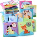 0-12Month Baby Cloth Book Kids Early Learning Toy Child Tearing Tail Cloth Books Baby Washable Shower Book Baby Educational Toys. 